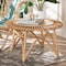 Bali & Pari Elani Modern Bohemian Natural Rattan Coffee Table 236-12721-ZORO - alternate 8
